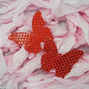 Red Butterfly Nipple Cover