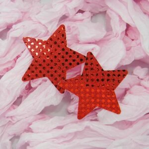 Red Star Sequin Nipple Cover