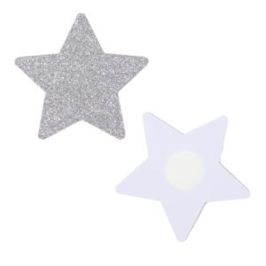 Silver Glittler Star Nipple Cover